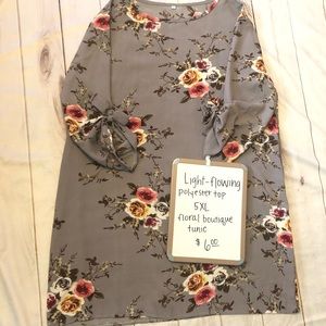 Boutique Floral Top 5x NWOT
